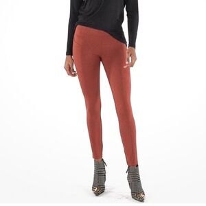 CAbi style 4324 Lean Legging Heather Amber Rust size Small